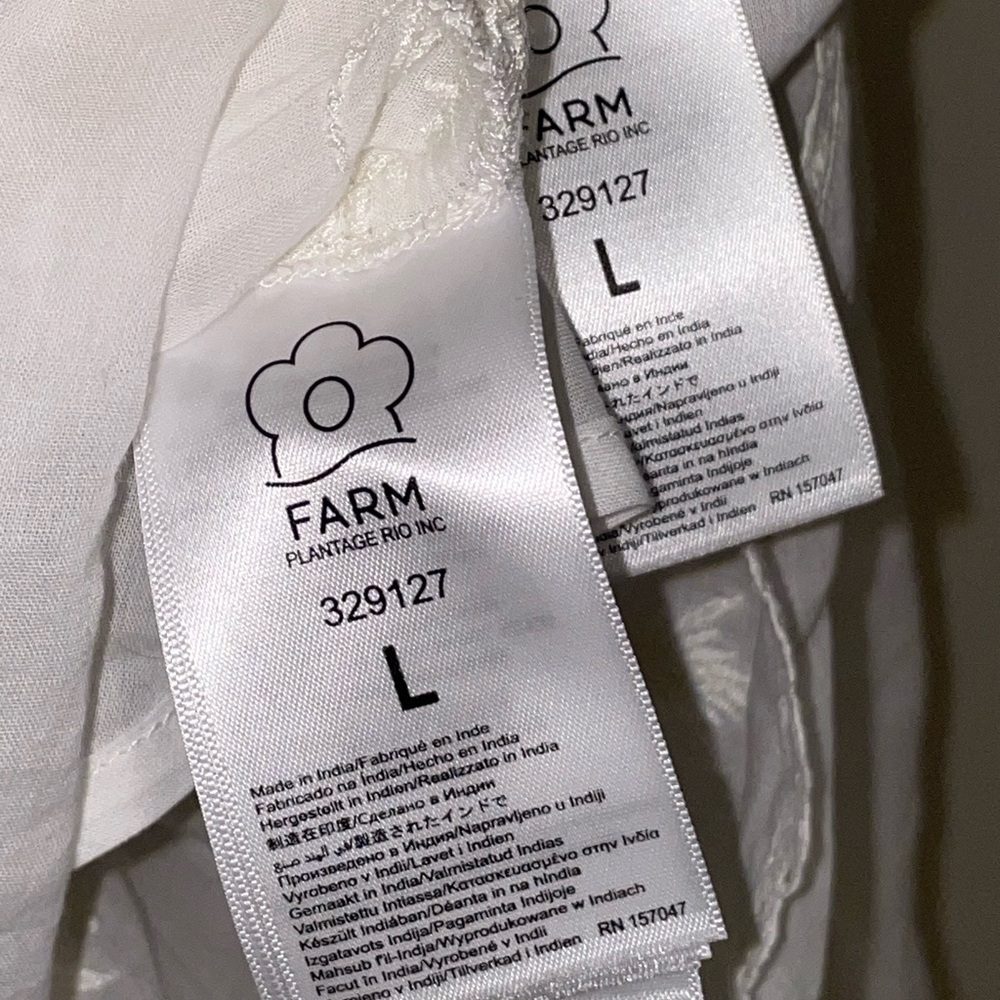 FARM Rio Embroidered Swing Cotton Blouse - Picture 7 of 7